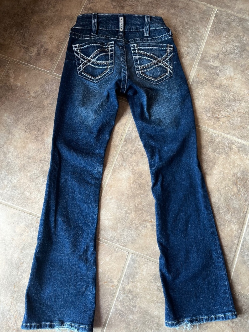 Ariat REAL Mid Rise Bootcut Womens Jeans, 25S